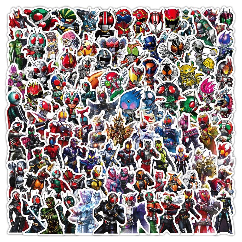 Desk Accessories - 103 szt. Naklejki Kamen Rider Estetyczne,