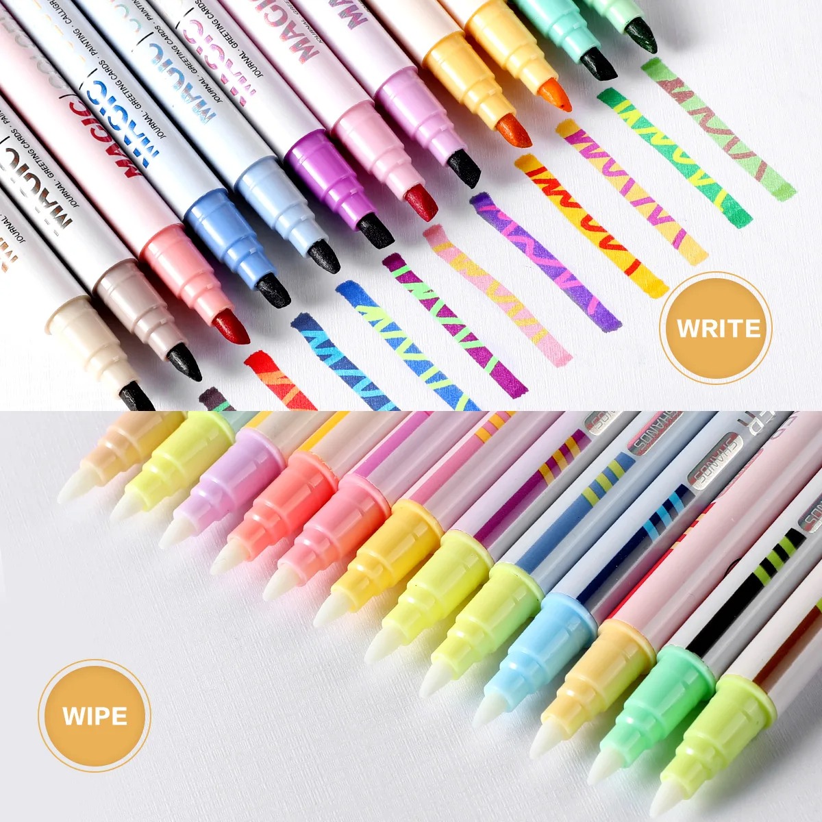 Zestaw 12 dwustronnych magiczn – Pastel Highlighter Set Double Ended recenzja i cena
