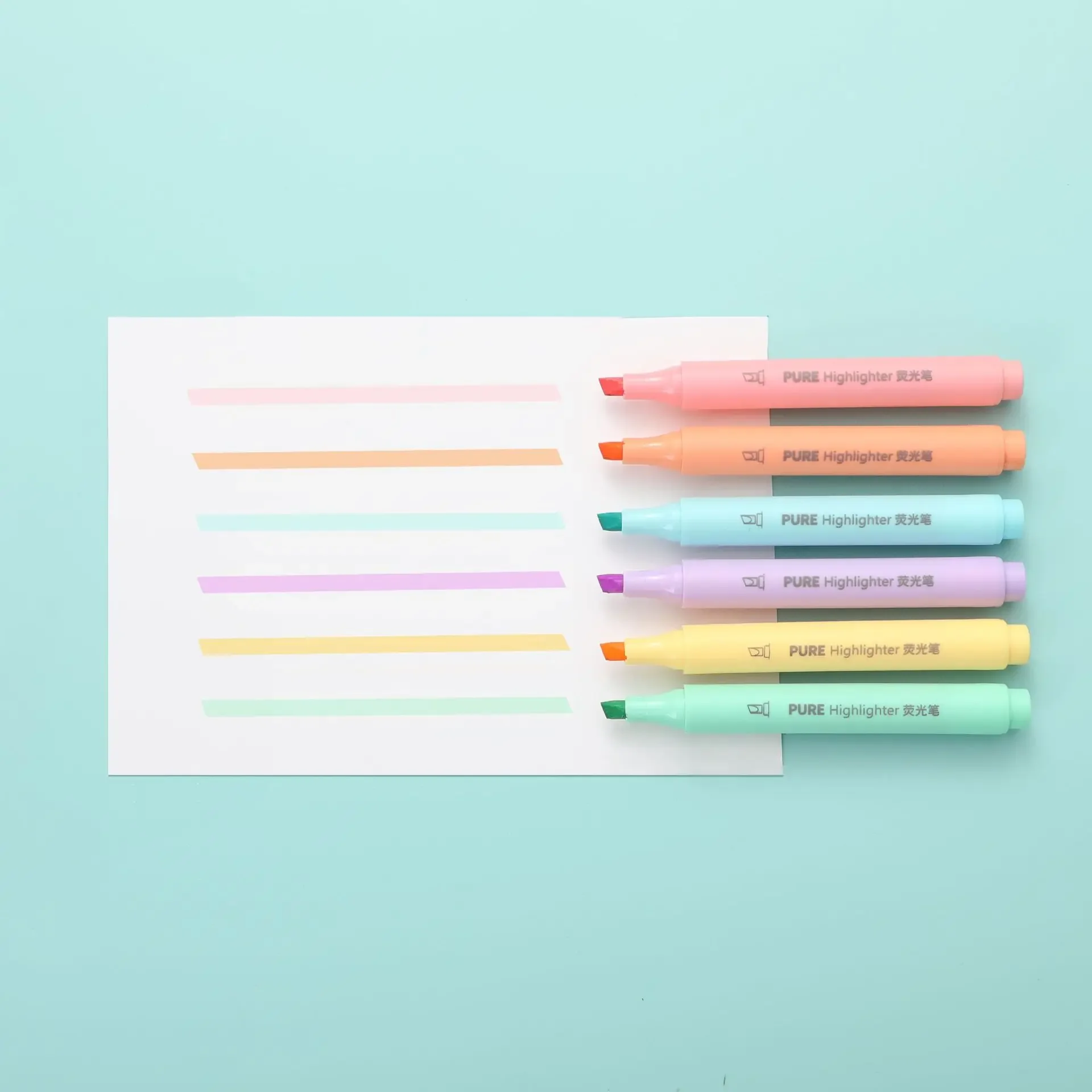 6 SZTUK pastelowych zakreślacz – Pastel Highlighter Set Double Ended recenzja i cena