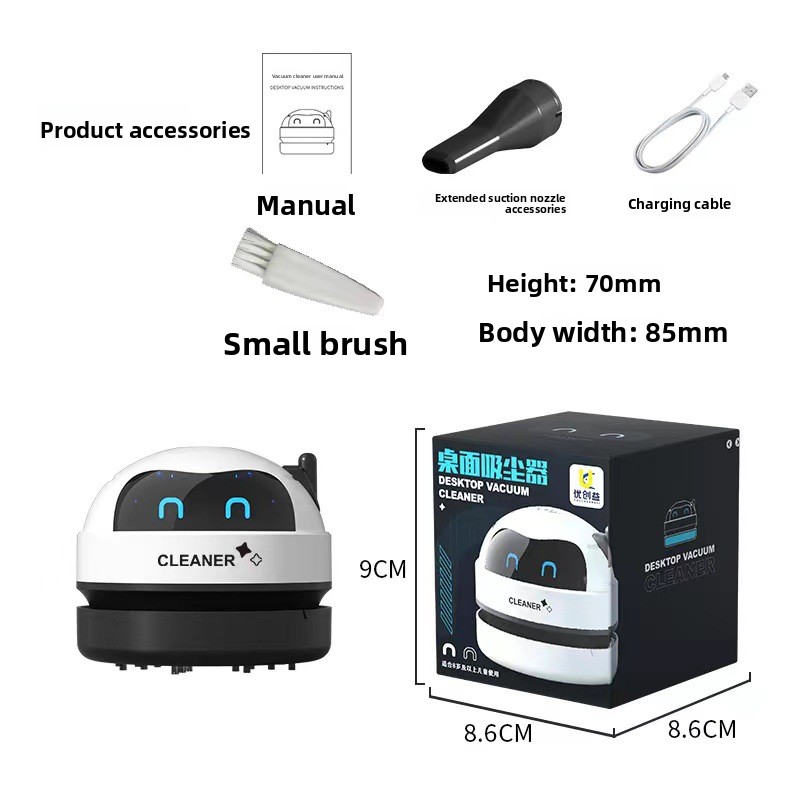 Mały, przenośny odkurzacz do u – Mini Desktop Vacuum Cleaner For Eraser Dust recenzja i cena