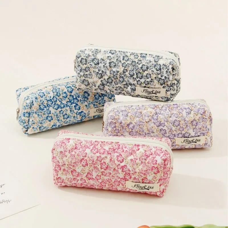 1 sztuka Retro kwiatowy piórni – Aesthetic Large Pencil Case Pouch recenzja i cena