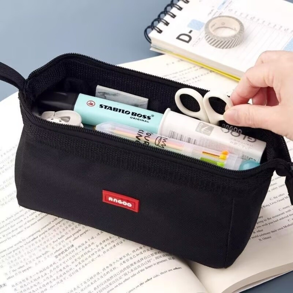 Piórnik z tkaniny Oxford, pros – Aesthetic Large Pencil Case Pouch recenzja i cena